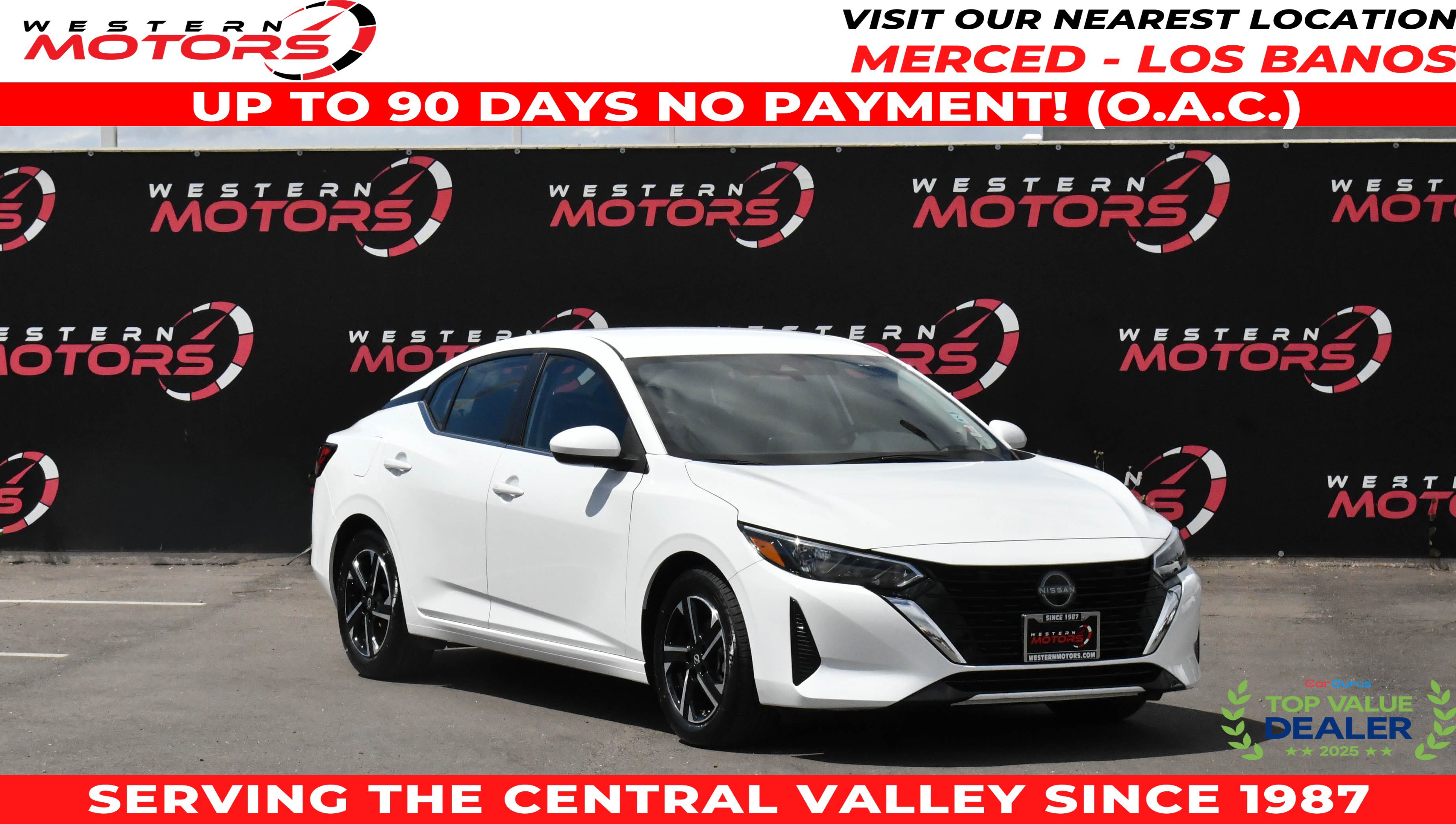 Used 2025 Nissan Sentra SV FWD image 1