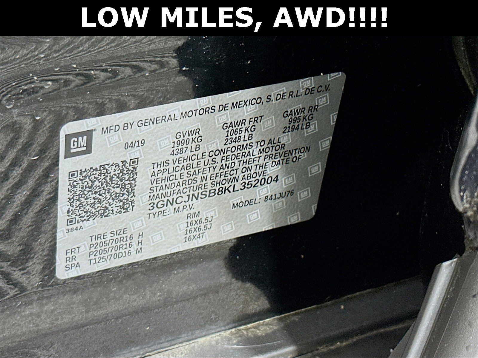 Used 2019 Chevrolet Trax LS w/ Tint and Cruise Package image 31