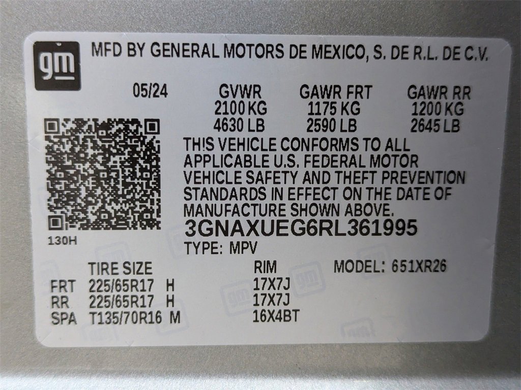 Certified 2024 Chevrolet Equinox LT image 51