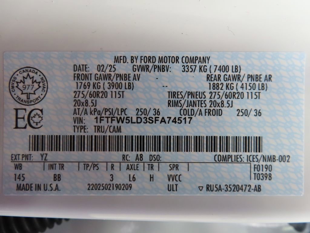 Used 2025 Ford F150 Lariat w/ Bed Utility Package image 75