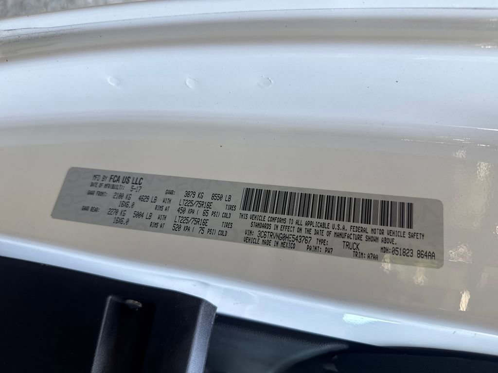 Used 2017 RAM ProMaster 1500 FWD image 6