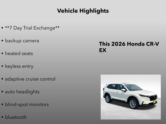 New 2026 Honda CR-V EX image 5