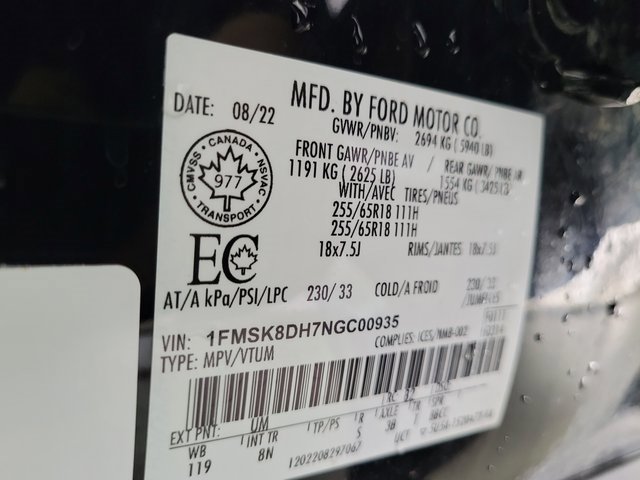 Used 2022 Ford Explorer XLT image 51