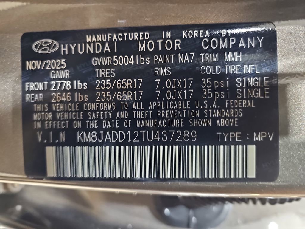 New 2026 Hyundai Tucson Blue SE image 33