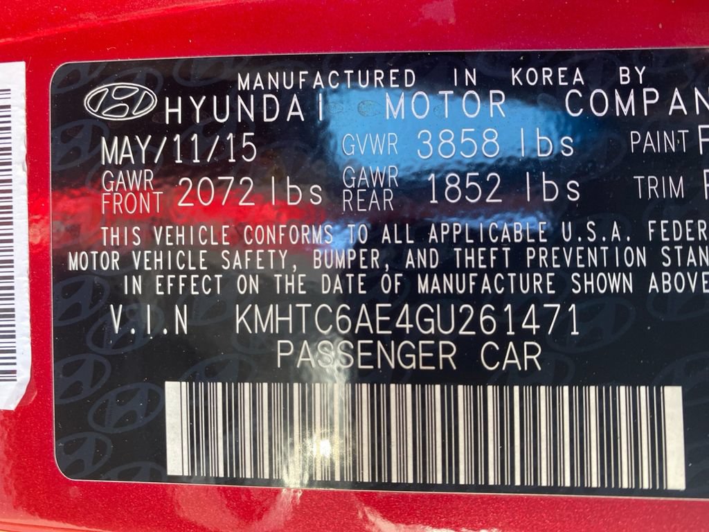 Used 2016 Hyundai Veloster Turbo w/ Option Group 04 FWD image 34