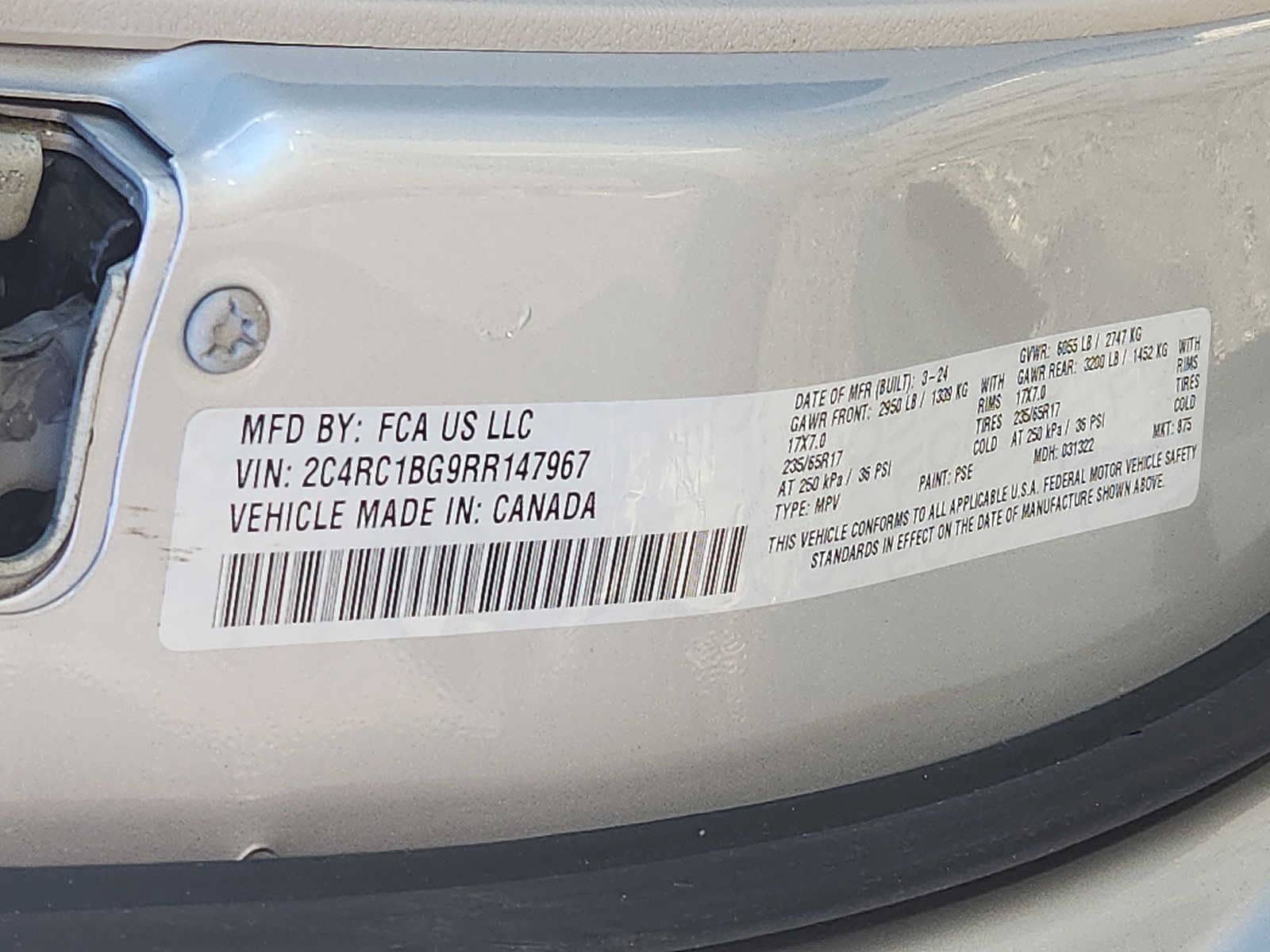 Used 2024 Chrysler Pacifica Touring-L FWD image 25