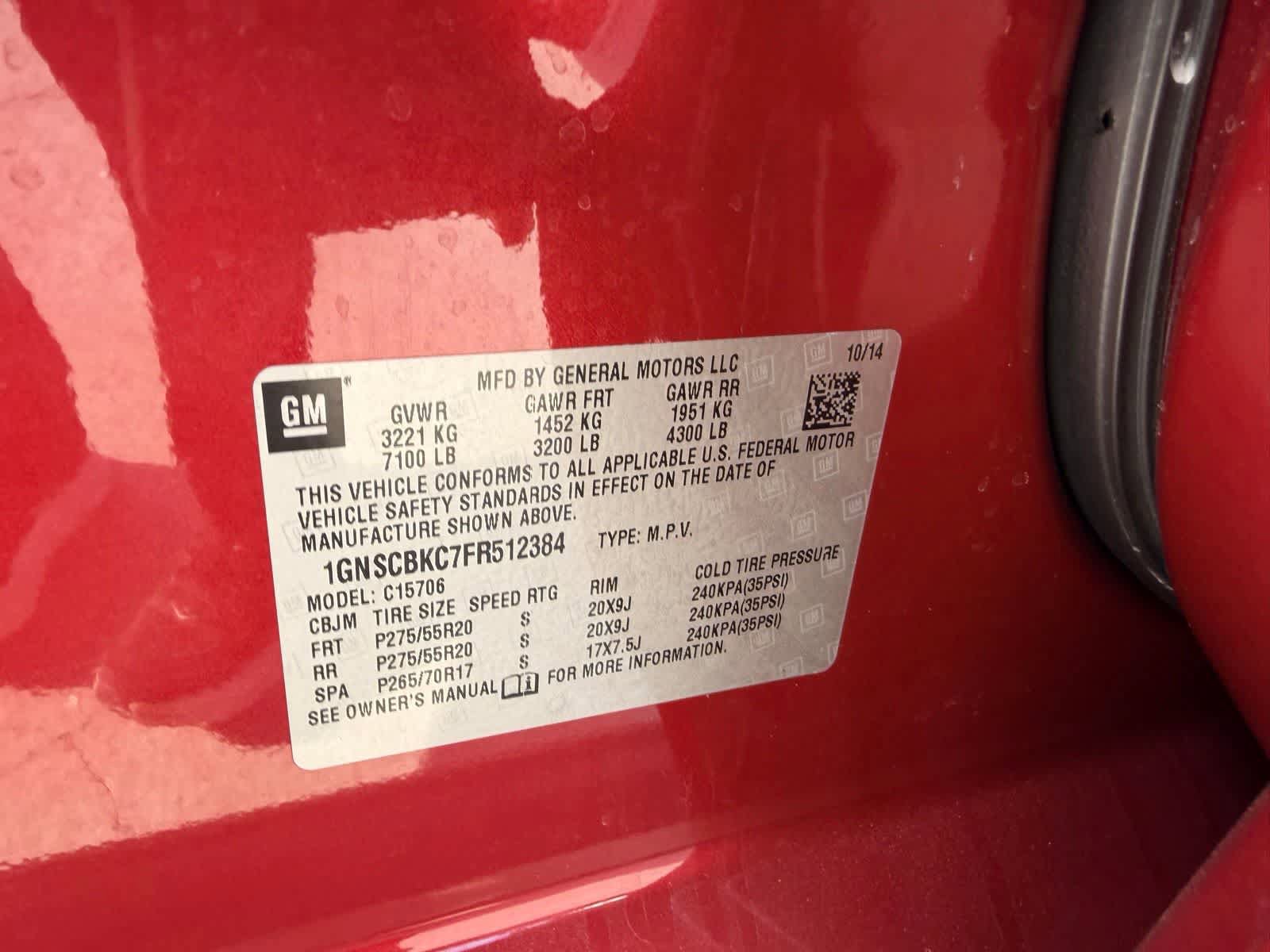Used 2015 Chevrolet Tahoe LT RWD image 23