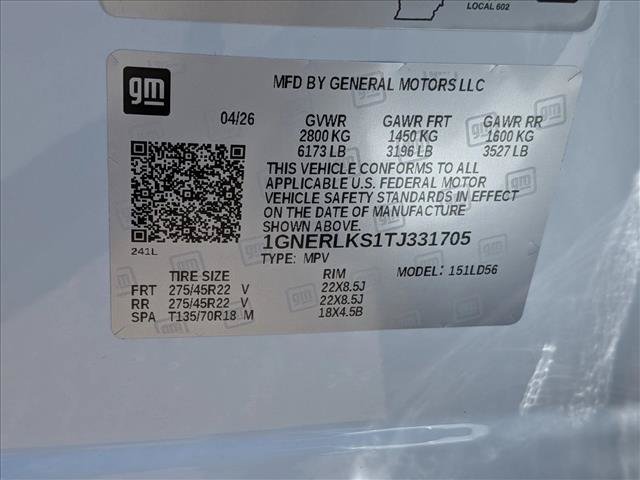 New 2026 Chevrolet Traverse RS FWD image 18