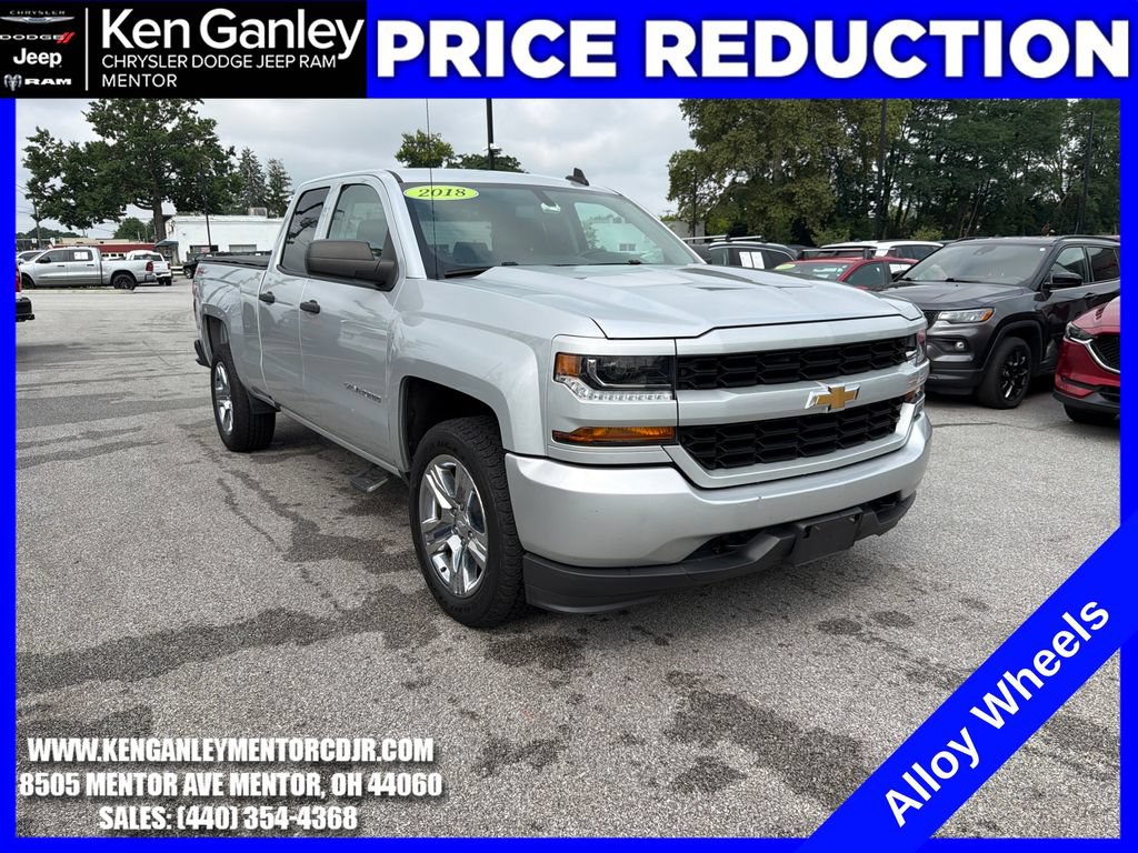 Used 2018 Chevrolet Silverado 1500 Custom w/ Custom Value Package