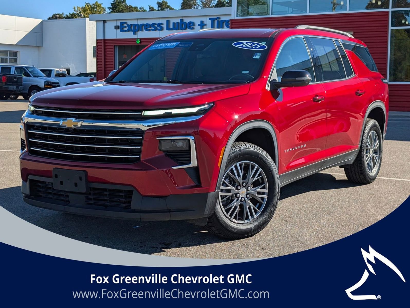 Certified 2025 Chevrolet Traverse LT