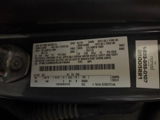 Used 2024 Ford Escape ST-Line AWD/4WD image 60