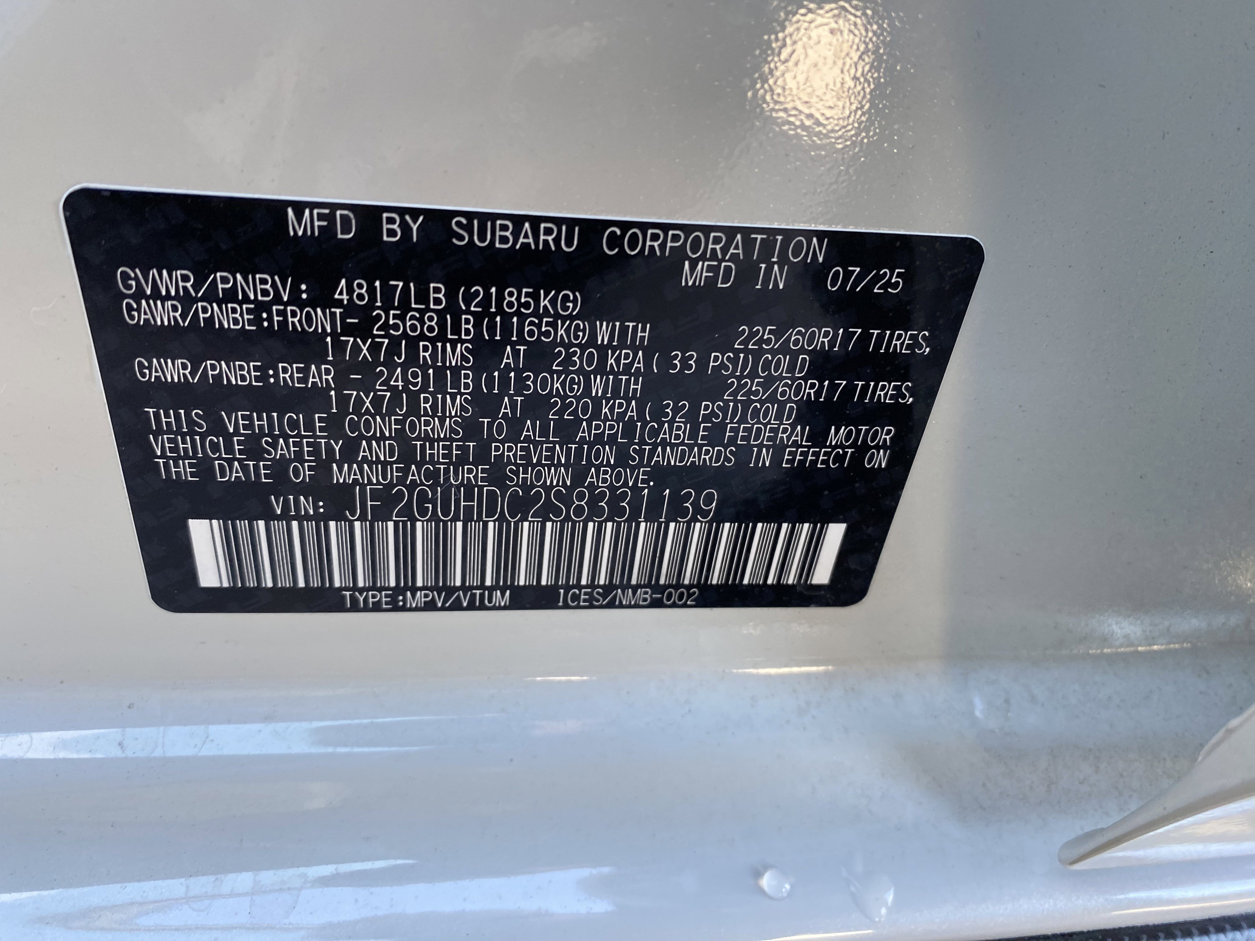 New 2025 Subaru Crosstrek 2.5i Premium image 27