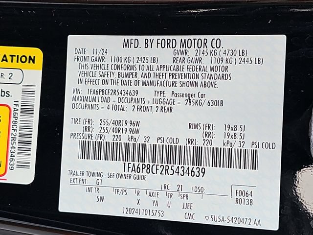 Used 2024 Ford Mustang GT Premium RWD image 35