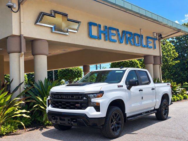 New 2026 Chevrolet Silverado 1500 Custom Trail Boss w/ Turbomax Blackout Package AWD/4WD image 1