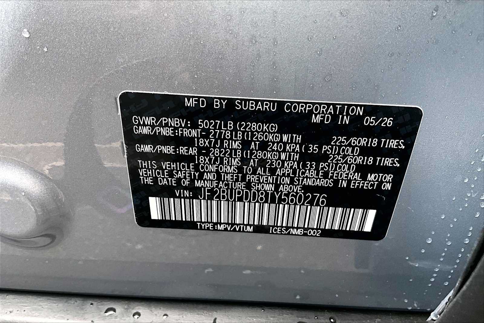 New 2026 Subaru Outback Limited AWD/4WD image 19