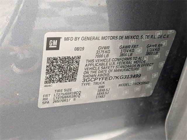 Used 2019 Chevrolet Silverado 1500 LT Trail Boss image 36