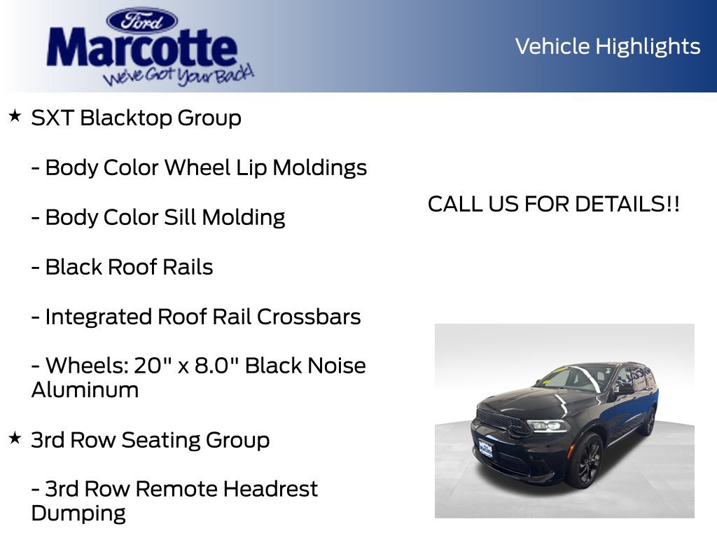 Used 2023 Dodge Durango SXT w/ SXT Blacktop Group AWD/4WD image 17