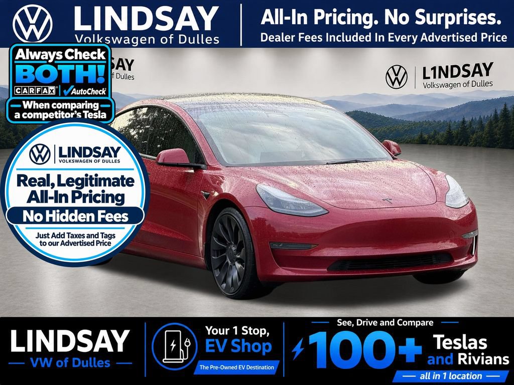 Used 2022 Tesla Model 3 Performance