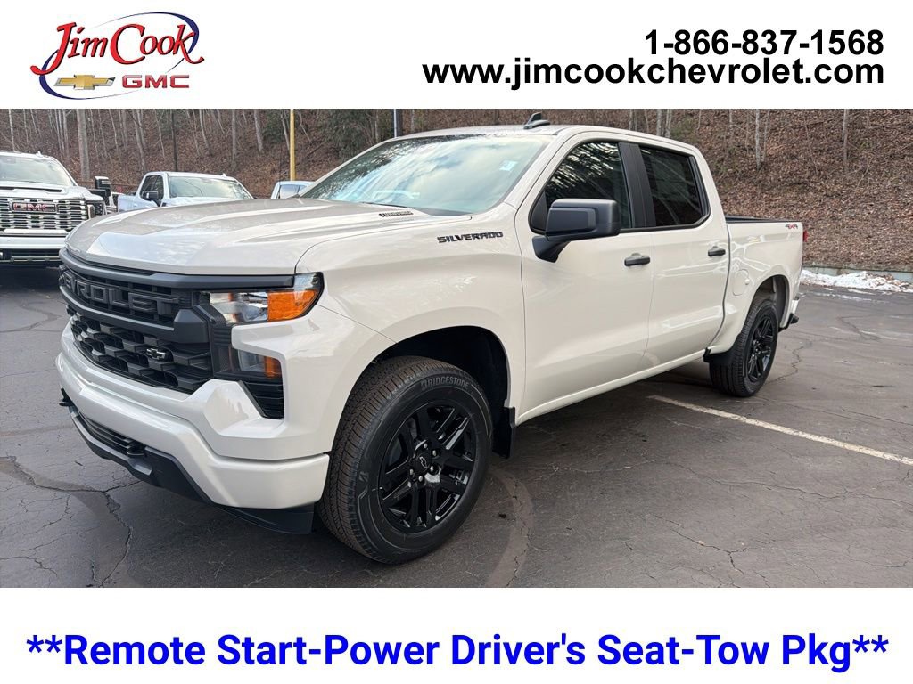 New 2026 Chevrolet Silverado 1500 Custom w/ LPO, Dark Essentials Package