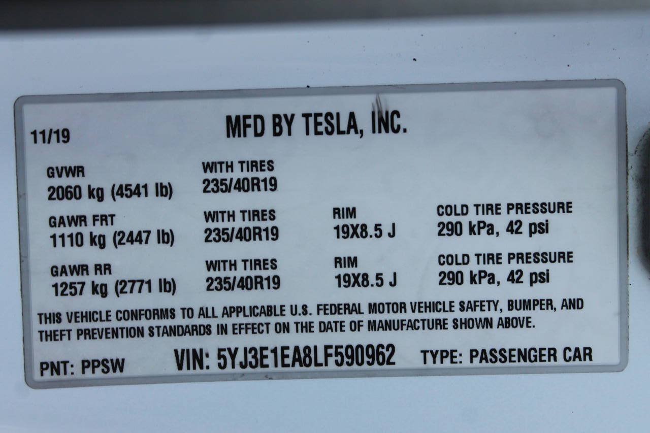 Used 2020 Tesla Model 3 Standard Range Plus RWD image 14