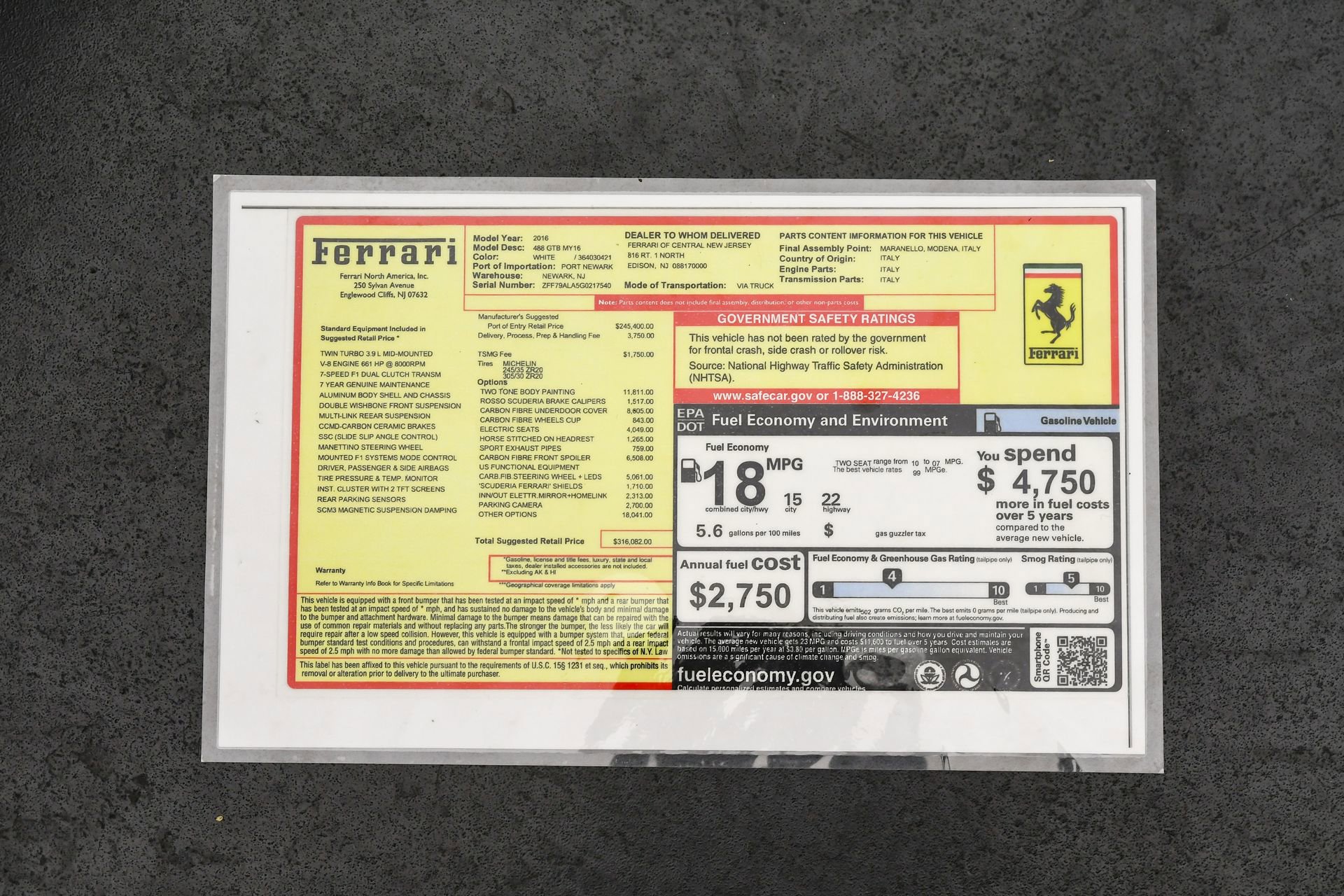 Used 2016 Ferrari 488 GTB image 54