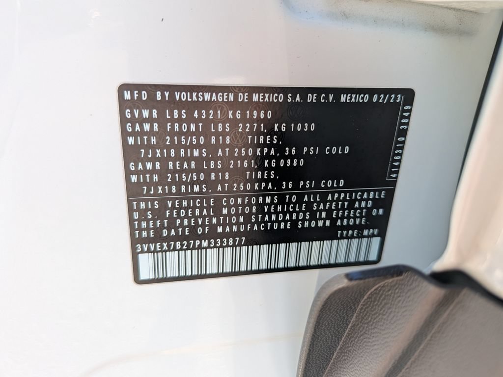 Certified 2023 Volkswagen Taos SE w/ Panoramic Sunroof Package FWD image 34