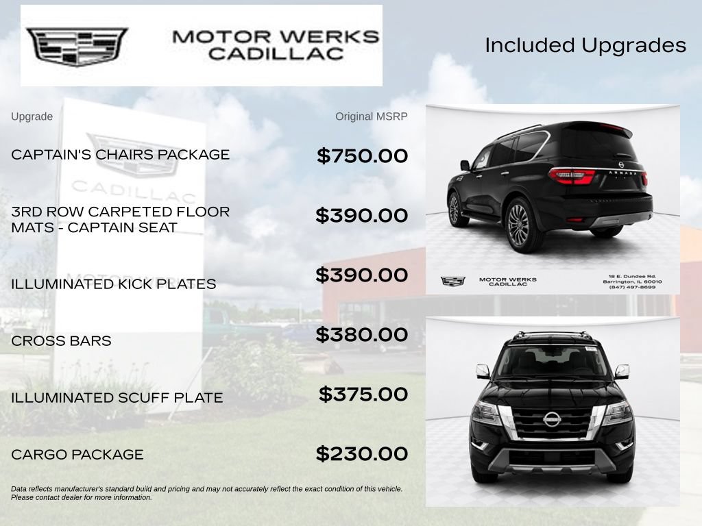 Used 2023 Nissan Armada Platinum w/ Captain's Chairs Package AWD/4WD image 8