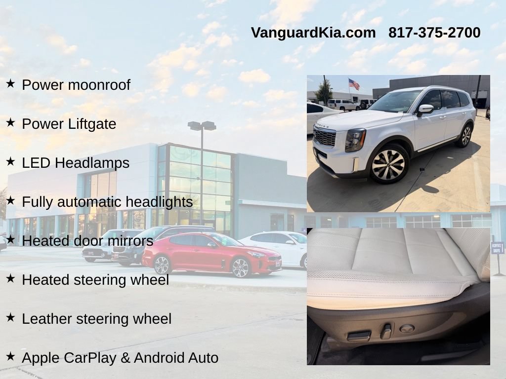 Certified 2021 Kia Telluride EX w/ EX Premium Package AWD/4WD image 12
