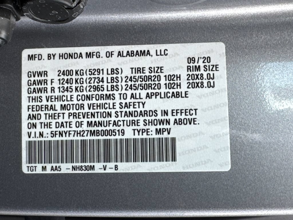Used 2021 Honda Passport Sport image 30