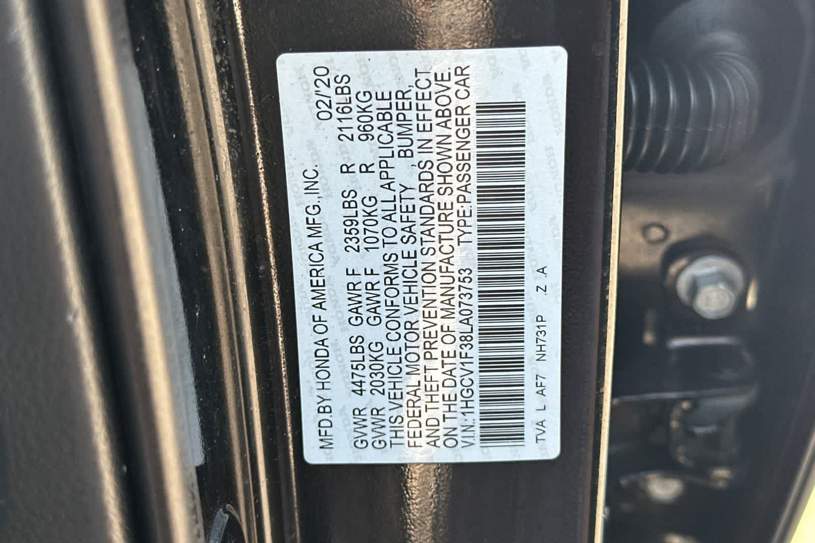 Used 2020 Honda Accord Sport image 35