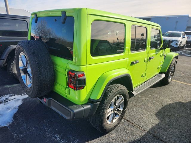 Used 2021 Jeep Wrangler Unlimited Sahara w/ Uconnect 4C Nav & Sound Group AWD/4WD image 3