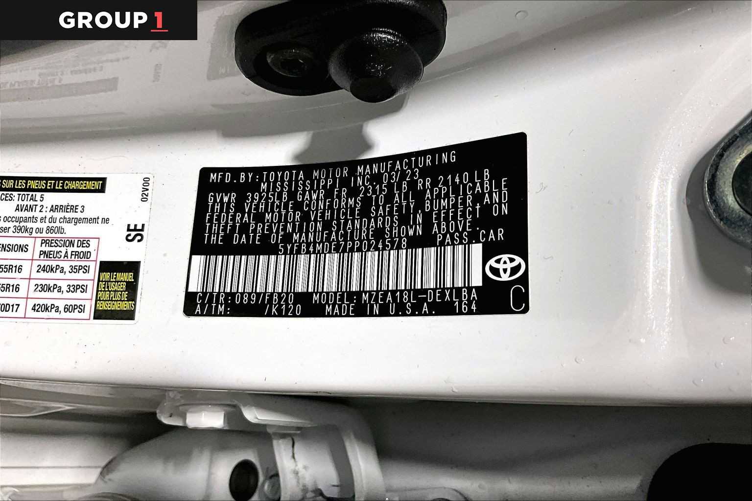 Certified 2023 Toyota Corolla LE w/ LE Premium Package image 37