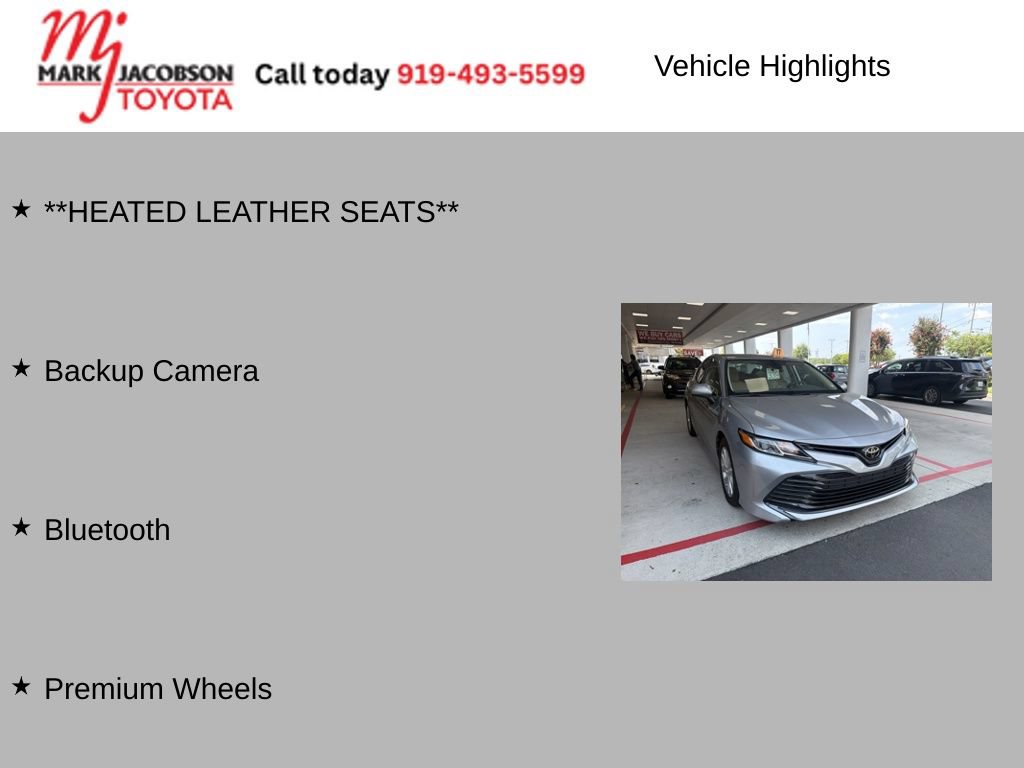 Used 2019 Toyota Camry LE FWD image 5