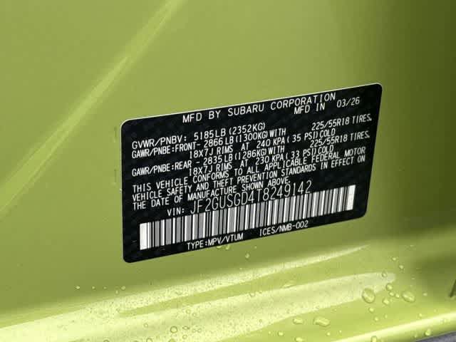 New 2026 Subaru Crosstrek 2.5i Sport AWD/4WD image 32