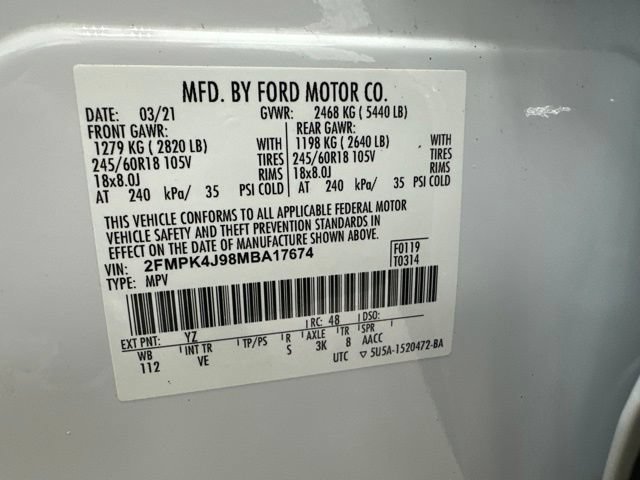 Used 2021 Ford Edge SEL w/ Convenience Package AWD/4WD image 36