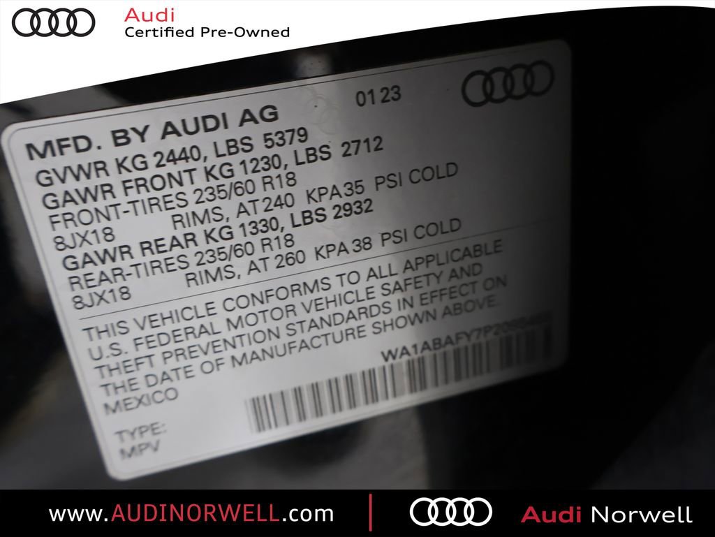 Certified 2023 Audi Q5 2.0T Premium w/ Convenience Package image 3