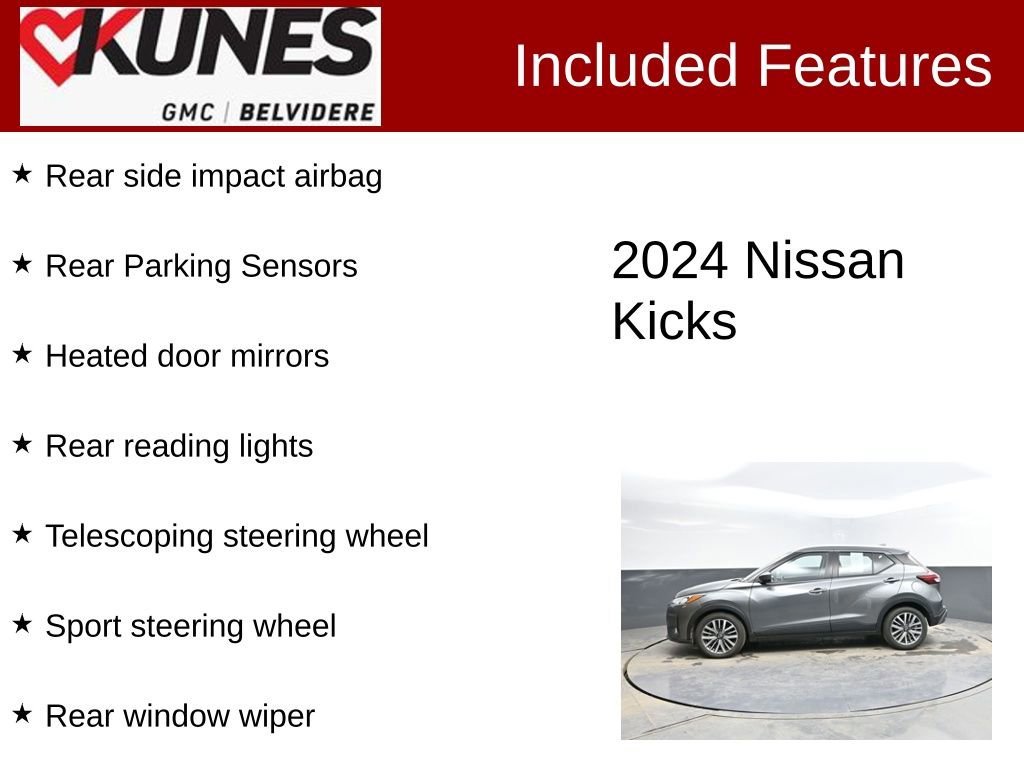 Used 2024 Nissan Kicks SV video 2