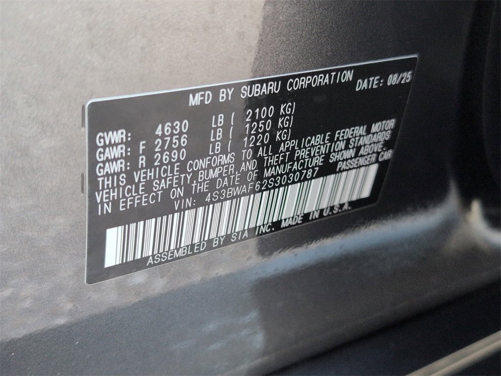 New 2025 Subaru Legacy Premium image 11