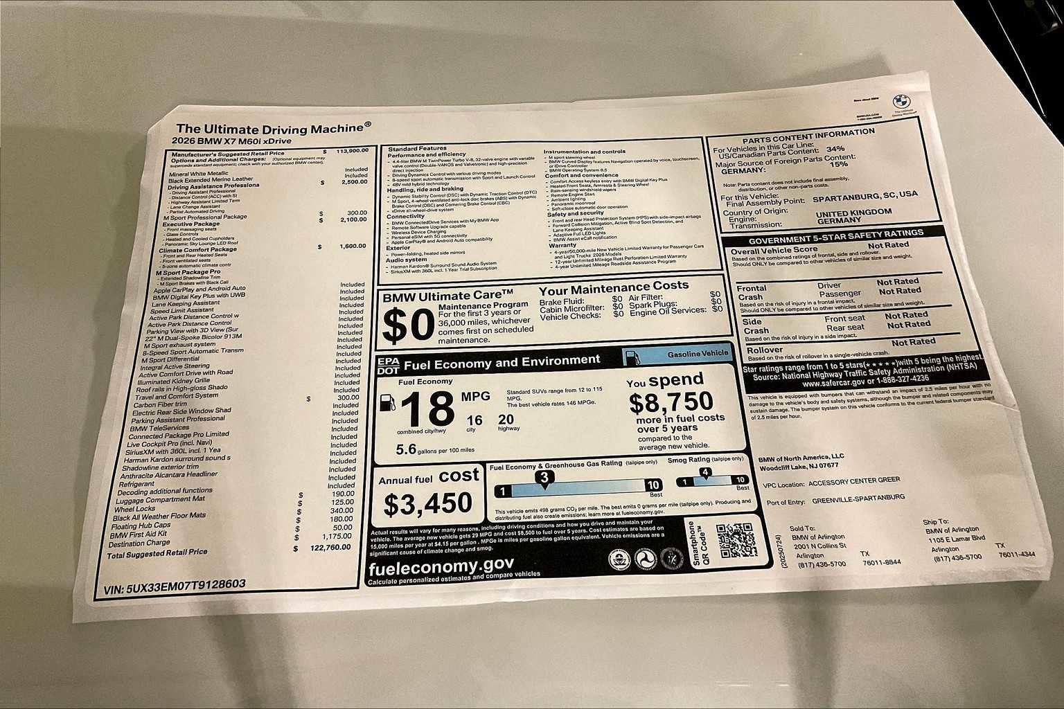 New 2026 BMW X7 M60i image 19