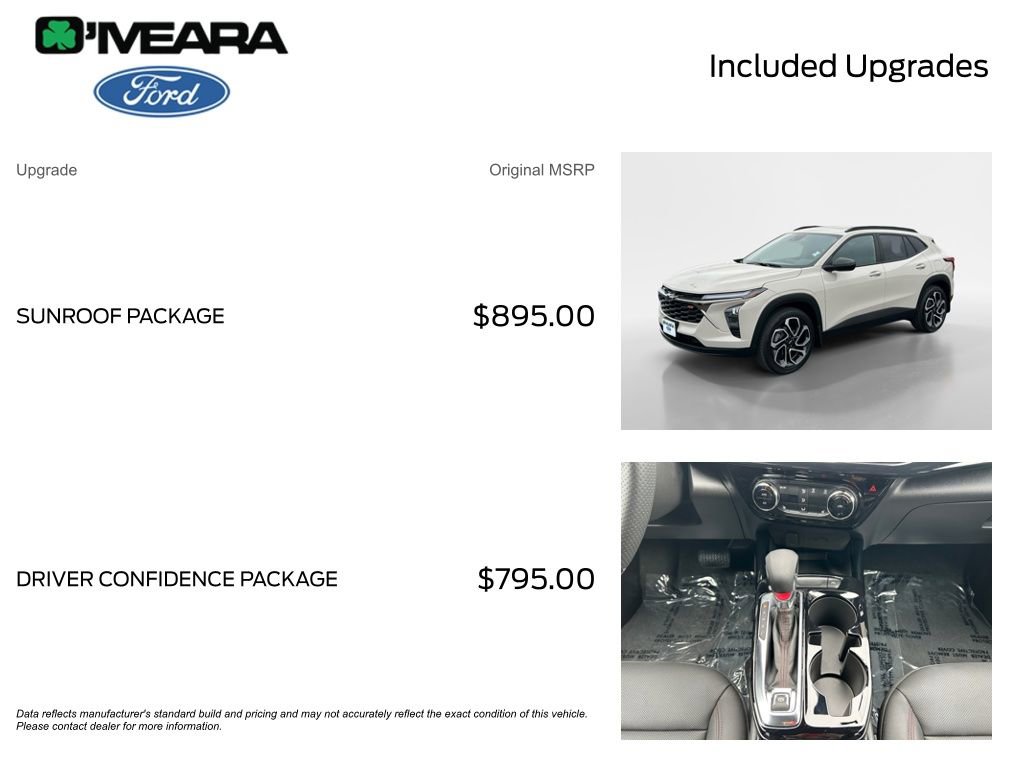 Used 2026 Chevrolet Trax RS w/ Sunroof Package image 4