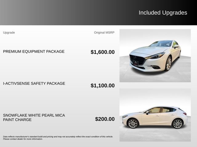 Used 2017 MAZDA MAZDA3 Grand Touring w/ Premium Equipment Package FWD image 5