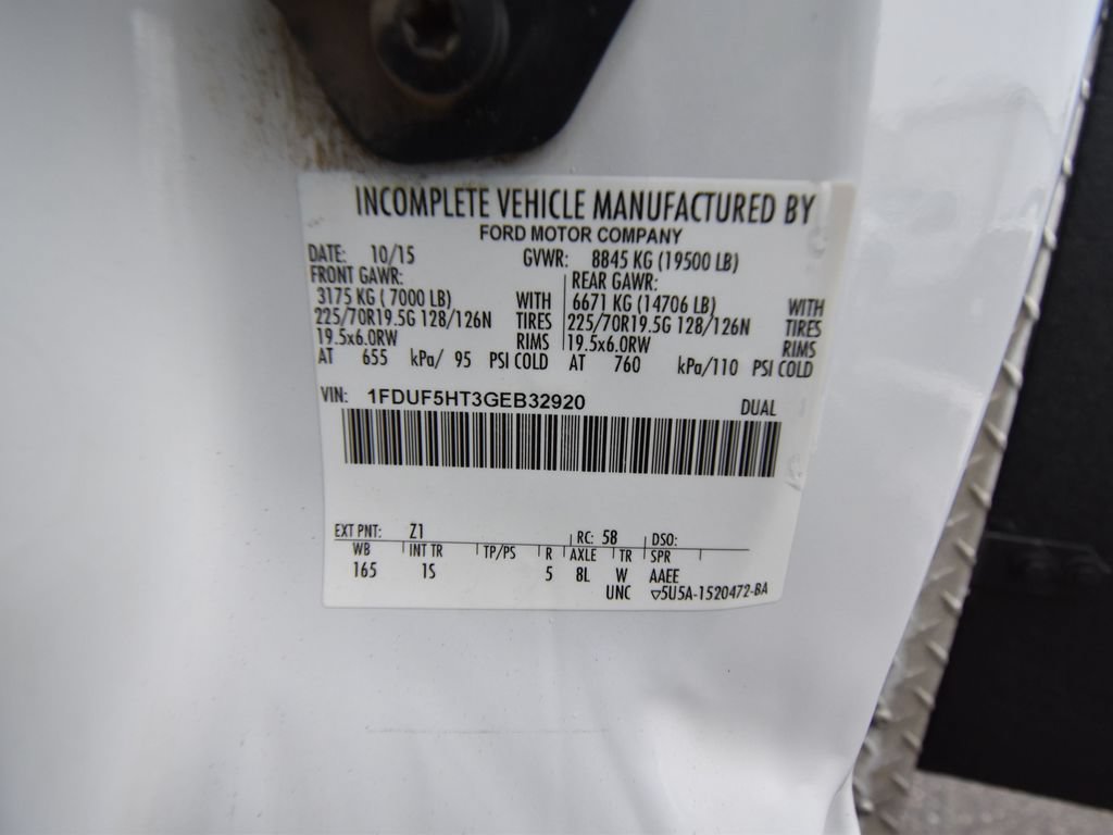 Used 2016 Ford F550 4x4 Regular Cab Super Duty image 54