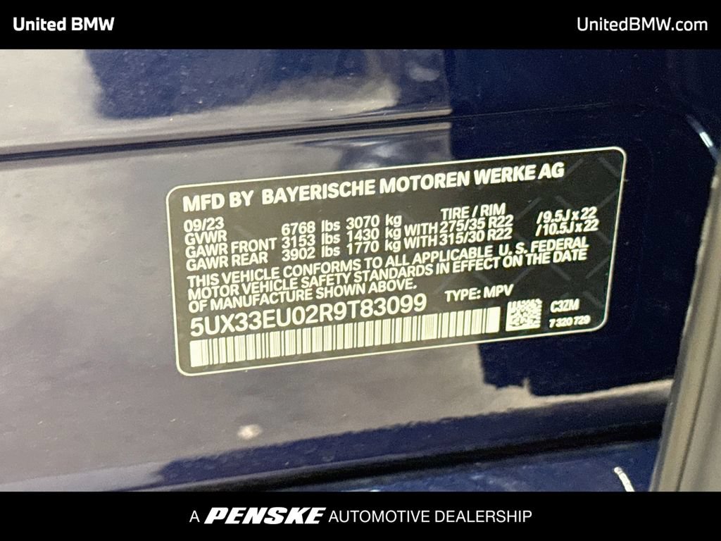 Certified 2024 BMW X5 M60i w/ Executive Package AWD/4WD image 22