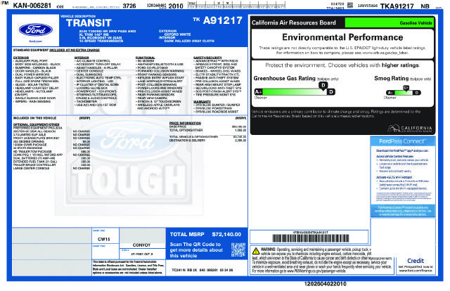 New 2026 Ford Transit 350 XL AWD/4WD image 52