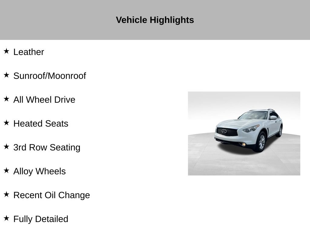 Used 2017 INFINITI QX70 AWD image 9