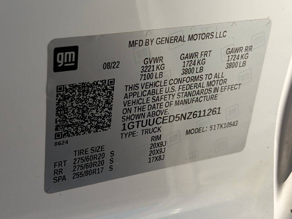 Used 2022 GMC Sierra 1500 Elevation AWD/4WD image 40