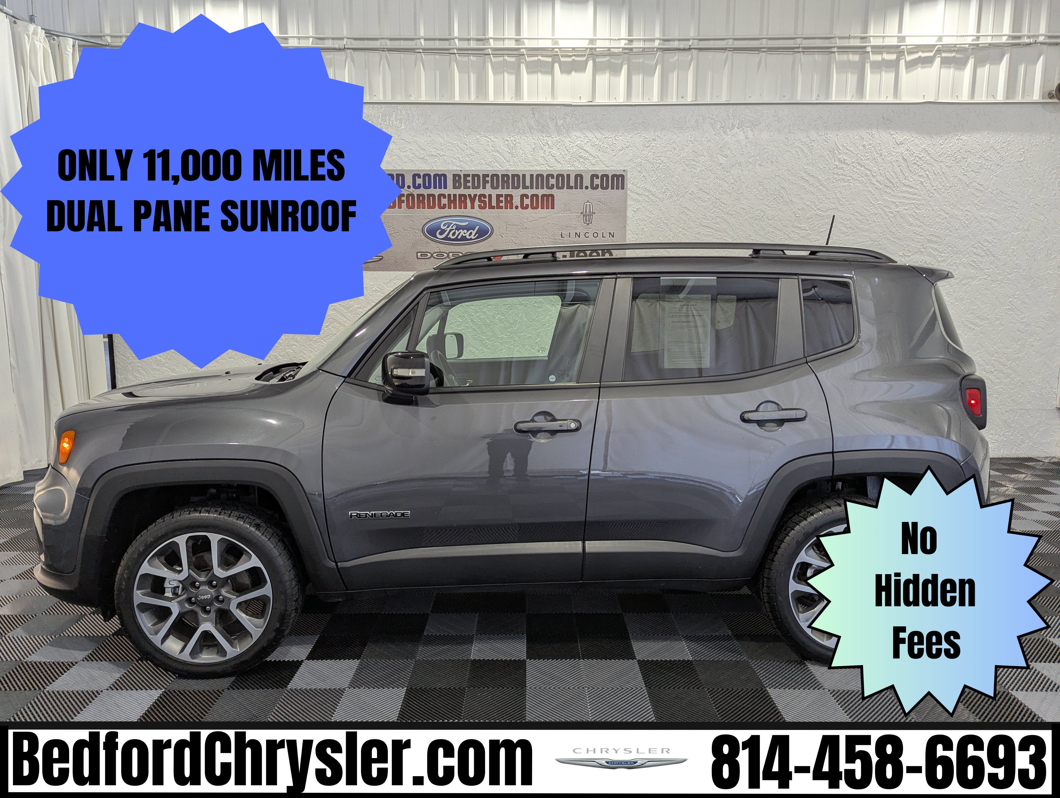 Used 2022 Jeep Renegade Limited w/ Sun, Sound & Wheels Group
