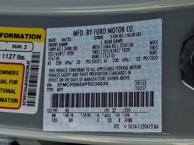 Certified 2023 Ford Bronco Sport Big Bend w/ Convenience Package AWD/4WD image 27