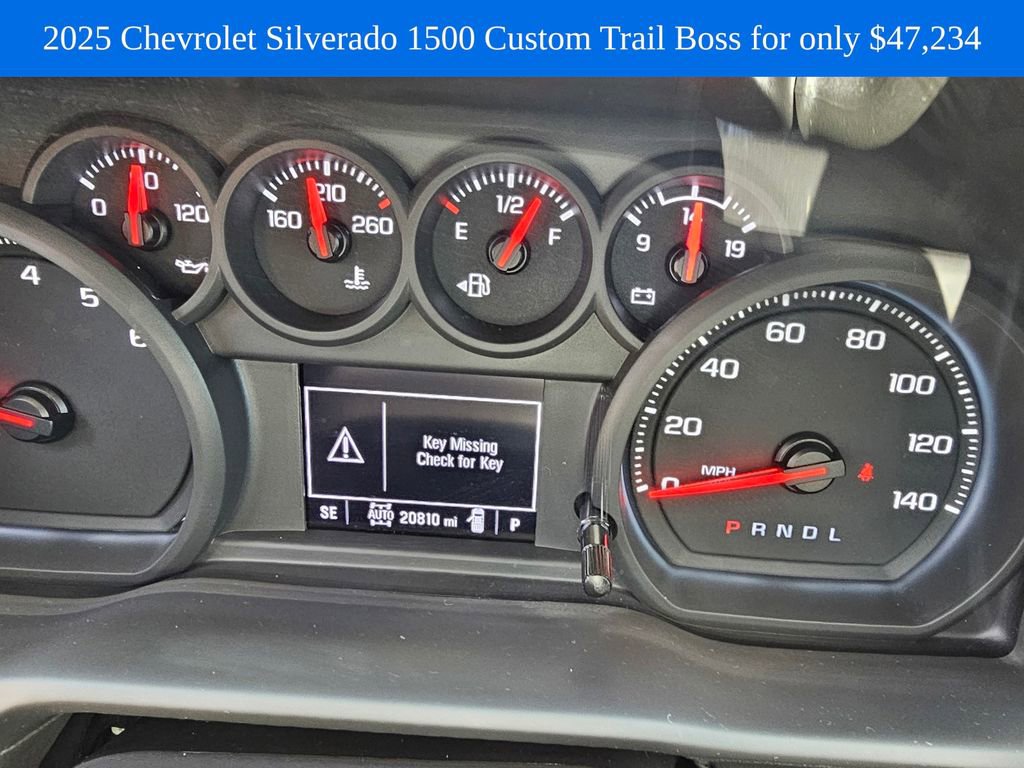 Used 2025 Chevrolet Silverado 1500 Custom Trail Boss w/ LPO, Dark Essentials Package AWD/4WD image 22
