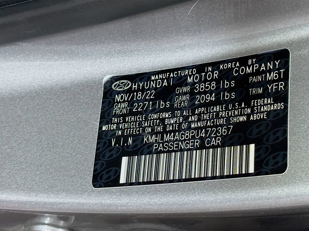 Certified 2023 Hyundai Elantra SEL w/ Cargo Package FWD image 33